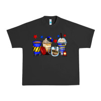 Pigment Black police coffee cups Urban Heavy Tee - Zillion Design Studio