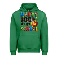 Emerald happy 100 th days of school Urban Hoodie - Artiststas