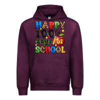 Mauve Wine happy 100 th days of school Urban Hoodie - Artiststas