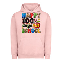 Pigment Salmon happy 100 th days of school Urban Hoodie - Artiststas
