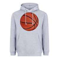 Heather Grey basketball Heavyweight Hoodie - BarkalooDesign
