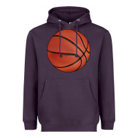Plum basketball Heavyweight Hoodie - BarkalooDesign