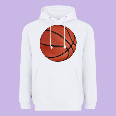 Basketball Heavyweight Hoodie Designed By Barkaloodesign