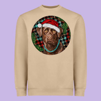 Heavyweight Sweatshirt Labrador Retriever Christmas