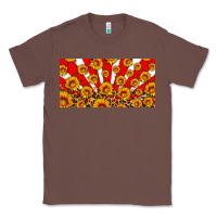 Chestnut usa sunflowers leopard license plate Classic Tee - HRA Design Shop