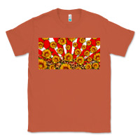 Usa Sunflowers Leopard License Plate Classic Tee | Teevron