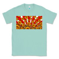 Seafoam usa sunflowers leopard license plate Classic Tee - HRA Design Shop