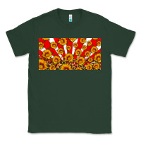 Sports Green usa sunflowers leopard license plate Classic Tee - HRA Design Shop