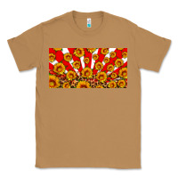 Toasted Coconut usa sunflowers leopard license plate Classic Tee - HRA Design Shop