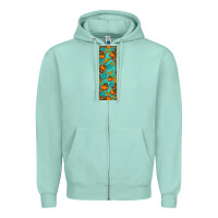 Seafoam autumn Zipper Hoodie - BundleAndBundleShop