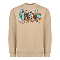 Mushroom i hook it up sewing Heavyweight Sweatshirt - Zillion Design Studio