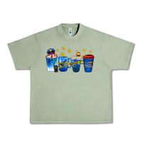 Oil Green police coffee cups Urban Heavy Tee - texasbilliewilder