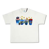 Pistachio police coffee cups Urban Heavy Tee - texasbilliewilder
