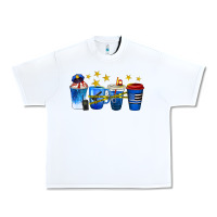 White police coffee cups Urban Heavy Tee - texasbilliewilder