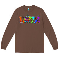 Chestnut pride love butterflies Long Sleeve Tee - AdoDesignShop