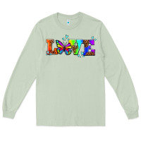 Matcha pride love butterflies Long Sleeve Tee - AdoDesignShop