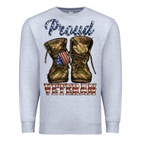 Heather Grey proud veteran camo shoes Premium Sweatshirt - Jasminsmagicworld