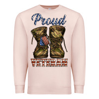 Pale Pink proud veteran camo shoes Premium Sweatshirt - Jasminsmagicworld