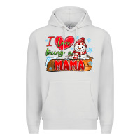 Dove Grey i love being a mama Premium Hoodie - MaliasSmallBusiness