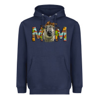 Navy Western Hampshire Sheep Mom Heavyweight Hoodie - LillyAllenDesigns