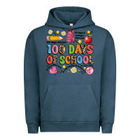 Pigment Midnight Navy 100 days of school Urban Hoodie - Artiststas