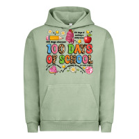 Pigment Oil Green 100 days of school Urban Hoodie - Artiststas