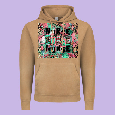 Nurse Vintage Hoodie Designed By Ranaportraitstore
