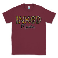 Burgundy ınked mama Classic Tee - CowhideDigitalArt