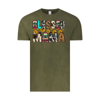 Vintage Olive blessed mama Vintage Tee - Zillion Design Studio