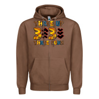 Chestnut three up three down softball Zipper Hoodie - AdoDesignShop