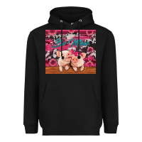 Black be mine valentine's day pigs Heavyweight Hoodie - Jasminsmagicworld