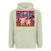 Matcha be mine valentine's day pigs Heavyweight Hoodie - Jasminsmagicworld