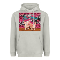 Moon Dust be mine valentine's day pigs Heavyweight Hoodie - Jasminsmagicworld