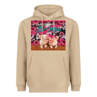Mushroom be mine valentine's day pigs Heavyweight Hoodie - Jasminsmagicworld