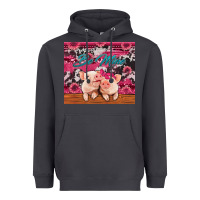 Smoke be mine valentine's day pigs Heavyweight Hoodie - Jasminsmagicworld