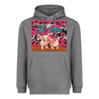 Storm be mine valentine's day pigs Heavyweight Hoodie - Jasminsmagicworld