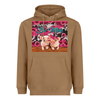 Toasted Coconut be mine valentine's day pigs Heavyweight Hoodie - Jasminsmagicworld