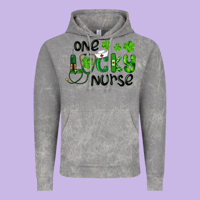 One Lucky Nurse Vintage Hoodie Designed By Ranaportraitstore