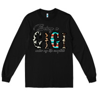 Black being a gigi makes my life complate Long Sleeve Tee - CowhideDigitalArt
