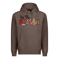 Coffee tis the season christmas debbie cake Premium Hoodie - MaliasSmallBusiness