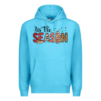 Ocean Blue tis the season christmas debbie cake Premium Hoodie - MaliasSmallBusiness