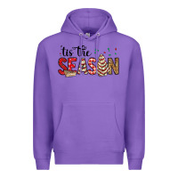 Purple tis the season christmas debbie cake Premium Hoodie - MaliasSmallBusiness