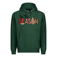Sports Green tis the season christmas debbie cake Premium Hoodie - MaliasSmallBusiness