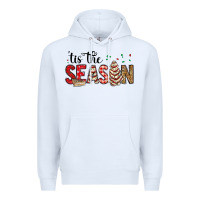 White tis the season christmas debbie cake Premium Hoodie - MaliasSmallBusiness