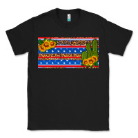 Black usa sunflower and cactus license plate Classic Tee - HRA Design Shop