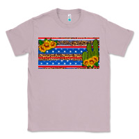 Lilac usa sunflower and cactus license plate Classic Tee - HRA Design Shop