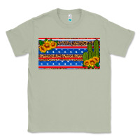 Matcha usa sunflower and cactus license plate Classic Tee - HRA Design Shop