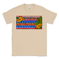 Mushroom usa sunflower and cactus license plate Classic Tee - HRA Design Shop