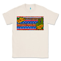 Natural usa sunflower and cactus license plate Classic Tee - HRA Design Shop