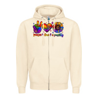 Peace Love Equality Zipper Hoodie | Teevron
